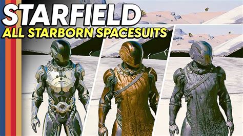 change armor color starfield|starborn suits in order.